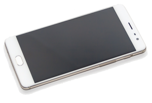 White cellphone